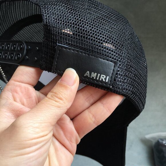 Amiri M.A. Logo Embroidered Baseball Cap Black main image 6